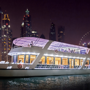 Dubai Marina Dinner Cruise with Live Music & Open Bar Boat Tours and Cruises